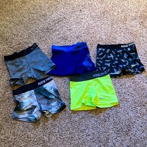 Nike Pro Shorts Bundle Deal - Size S